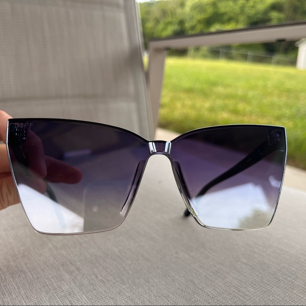 Diff Sunglasses Goldie 65mm Oversize Cat Eye